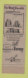 Matchbook Cover - Frederick Berens Real Estate Washington DC Commercial Leasing