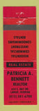 Matchbook Cover - Patricia Bennett Real Estate Largo FL WEAR