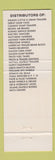Matchbook Cover - American Equipment Trailer Amarillo Lubbock TX