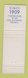 Matchbook Cover - Harvey Goldman Machinery Dearborn MI WEAR