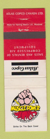 Matchbook Cover - Atlas Copco Canada Equipment Dorval QC
