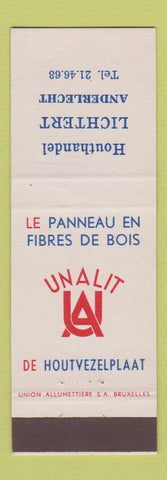 Matchbook Cover - Houthandel Lichtert Anderlecht Belgium