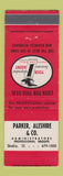 Matchbook Cover - Parker Aleshire Insurance Skokie IL