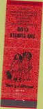 Matchbook Cover - The Turtle Club Fox AK red