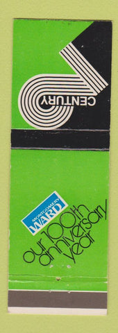 Matchbook Cover - Montgomery Ward Century 2 100th Anniversary Stores