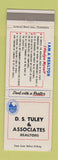 Matchbook Cover - DS Tuley Real Estate