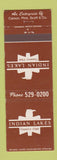 Matchbook Cover - Indian Lakes Country Club Bloomingdale IL Carson Pirie Scott