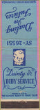 Matchbook Cover - Dainty Didy Diaper Service Pasadena CA