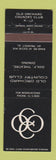 Matchbook Cover - Old Orchard Country Club Mount Prospect IL golf
