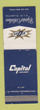 Matchbook Cover - Capital Airlines VIP Flights
