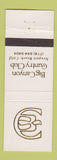 Matchbook Cover - Big Canyon Country Club Newport Beach CA
