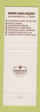 Matchbook Cover - Indian Lakes Country Club Bloomingdale IL Carson Pirie Scott