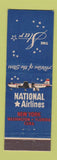 Matchbook Cover - Star National Airlines Columbus Hotel Miami FL