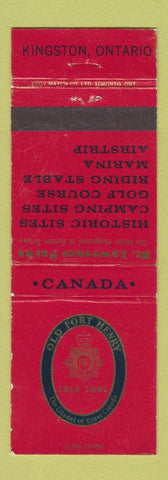 Matchbook Cover - Old Fort Henry Kingston ON Golf Club WEAR