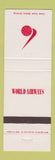 Matchbook Cover - World Airways Airline