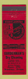 Matchbook Cover - Corderman's Dry Cleaning Brooking OR