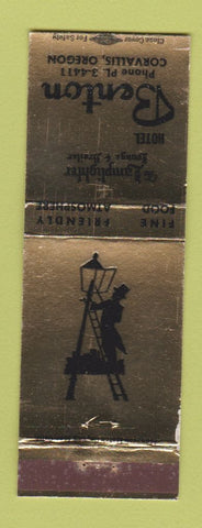 Matchbook Cover - Hotel Benton Corvallis OR WEAR