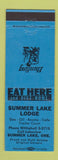 Matchbook Cover - Summer Lake Lodge oil gas Summer Lake OR