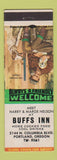 Matchbook Cover - Buffs Inn Portland OR
