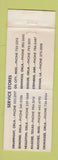 Matchbook Cover - Thompson Pump Company Okmulgee OK WEAR