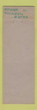 Matchbook Cover - Royal Manufacturing Water Treating Tulsa OK