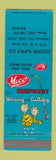 Matchbook Cover - Meco Welding Cutting Equipment Hooper Oklahoma City OK