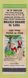 Matchbook Cover - Ted's 76 oil gas Bayard NM hillbilly