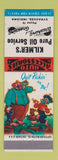 Matchbook Cover - Kilmer's Pure oil gas Syracuse IN hillbilly