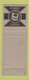 Matchbook Cover - Galloway Service oil gas Rocky OH Mobil hillbilly