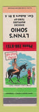 Matchbook Cover - Lynn's Sohio oil gas  hillbilly