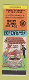 Matchbook Cover - Coy Edith Allen Texaco oil gas Culdesac ID hillbilly