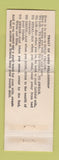 Matchbook Cover - Coy Edith Allen Texaco oil gas Culdesac ID hillbilly