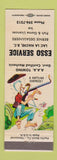 Matchbook Cover - Esso oil gas Lac La Hache BC hillbilly