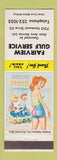 Matchbook Cover - Fairview Gulf oil gas Canada Calgary? hillbilly