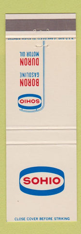 Matchbook Cover - Sohio oil gas Boron Duron