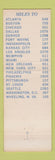 Matchbook Cover - Ohio Truck Stop Union oil gas Hebron OH