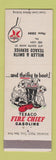 Matchbook Cover - Texaco oil gas Red Lion PA Miller & Smith