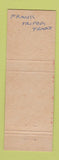 Matchbook Cover - Texaco oil gas Barney's General Store Newfound Lake NH