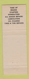 Matchbook Cover - Texaco oil gas Wilmette