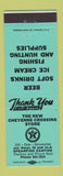 Matchbook Cover - Texaco oil gas New Cheyenne Crossing Store Deadwood SD