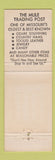 Matchbook Cover - Texaco oil gas Mule Trading Post Rolla MO