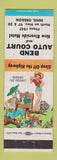 Matchbook Cover - Bend Auto Court Motel New Riverside Bend OR hillbilly