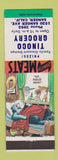 Matchbook Cover - Tinoco Grocery Sanger CA hillbilly