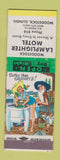 Matchbook Cover - Lamplighter Motel Woodstock IL hillbilly