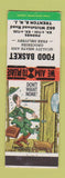 Matchbook Cover - Food Basket Grocery Trenton NJ hillbilly