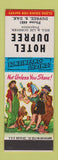 Matchbook Cover - Hotel Dupree SD hillbilly