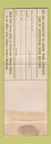 Matchbook Cover - Charles Hallmark Monarch Match French Camp CA WORN hillbilly