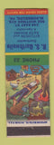 Matchbook Cover - RS Garthwaite Contractor Bloomsburg PA hillbilly