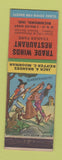 Matchbook Cover - Trade Winds Richmond IN Trailer Park Texaco oil gas hillbilly