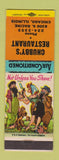 Matchbook Cover - Chubby's Restaurant Chicago IL hillbilly
